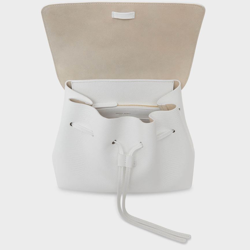 Women's Mansur Gavriel Soft Lady Bucket Bags White | AU 1452IQ